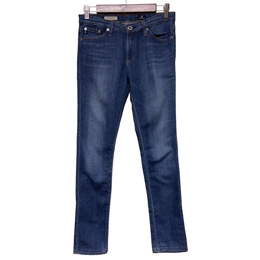 AG Adriano Goldschmied The Premiere Skinny Straight Women's Blue Jeans Size 27
